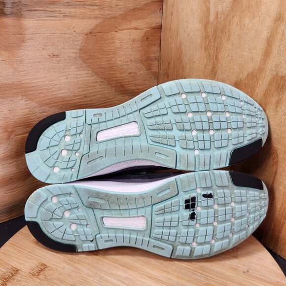 Adidas Womens Edge Lux Gray Leopard Print Running Shoes Size 11 - Picture 8 of 9